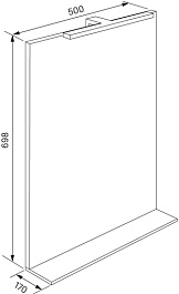 Iddis Мебель для ванной New Custo 50 белая – фотография-14